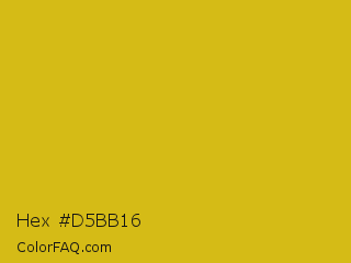 Hex #d5bb16 Color Image