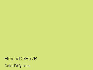 Hex #d5e57b Color Image