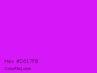 Hex #d617f8 Color Image