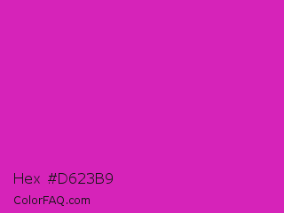 Hex #d623b9 Color Image
