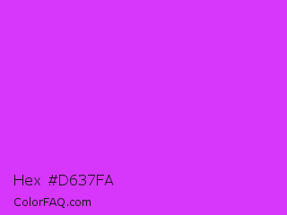 Hex #d637fa Color Image