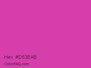 Hex #d63eab Color Image