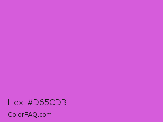 Hex #d65cdb Color Image