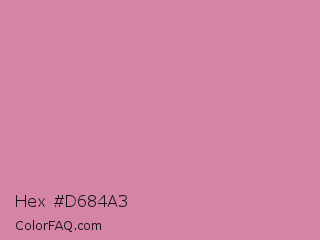 Hex #d684a3 Color Image