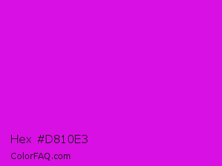 Hex #d810e3 Color Image