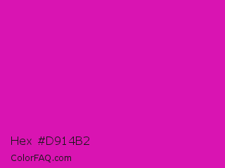 Hex #d914b2 Color Image