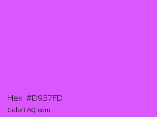 Hex #d957fd Color Image