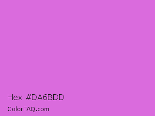 Hex #da6bdd Color Image