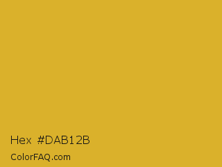 Hex #dab12b Color Image