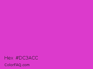 Hex #dc3acc Color Image