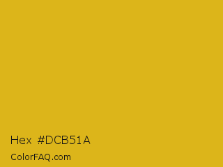 Hex #dcb51a Color Image