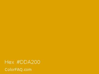 Hex #dda200 Color Image