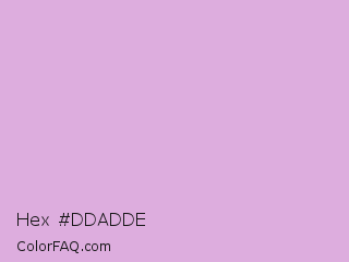 Hex #ddadde Color Image