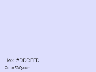 Hex #dddefd Color Image