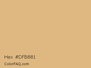 Hex #dfb881 Color Image