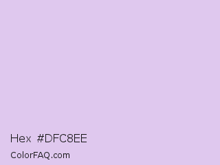 Hex #dfc8ee Color Image