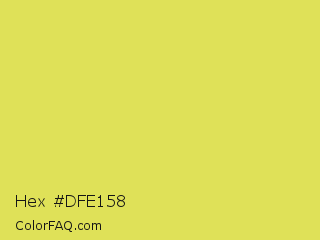 Hex #dfe158 Color Image