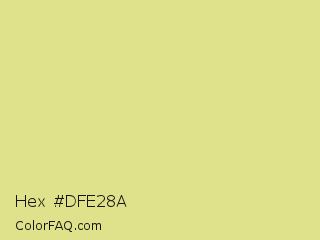 Hex #dfe28a Color Image