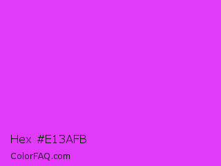 Hex #e13afb Color Image