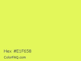 Hex #e1f658 Color Image