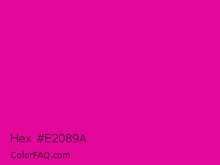 Hex #e2089a Color Image