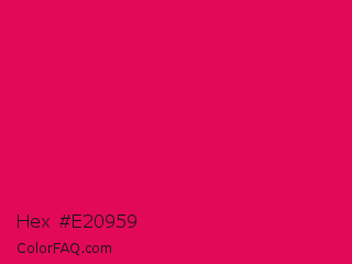 Hex #e20959 Color Image