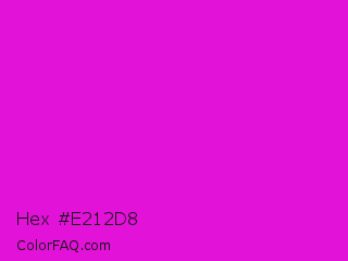 Hex #e212d8 Color Image
