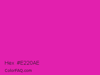 Hex #e220ae Color Image