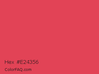Hex #e24356 Color Image