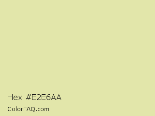 Hex #e2e6aa Color Image