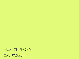 Hex #e2fc7a Color Image