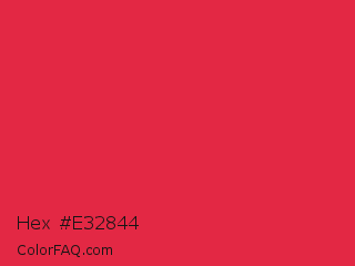 Hex #e32844 Color Image
