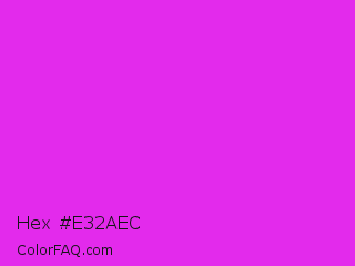 Hex #e32aec Color Image