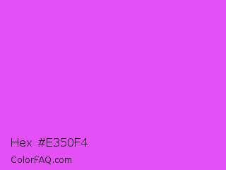 Hex #e350f4 Color Image