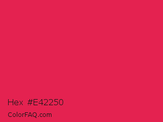 Hex #e42250 Color Image