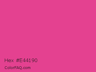Hex #e44190 Color Image