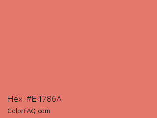 Hex #e4786a Color Image