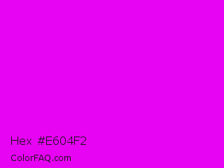 Hex #e604f2 Color Image