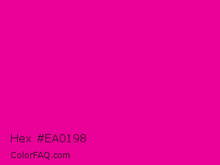 Hex #ea0198 Color Image