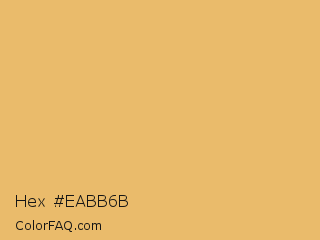 Hex #eabb6b Color Image