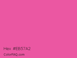 Hex #eb57a2 Color Image