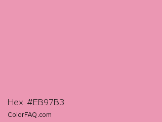 Hex #eb97b3 Color Image