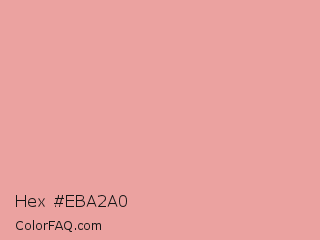 Hex #eba2a0 Color Image
