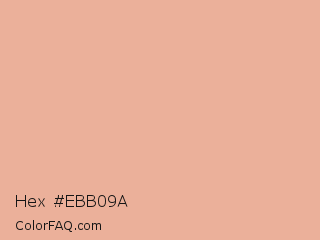 Hex #ebb09a Color Image