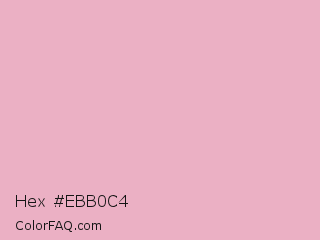 Hex #ebb0c4 Color Image