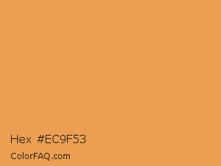 Hex #ec9f53 Color Image