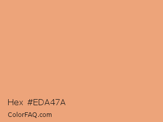 Hex #eda47a Color Image
