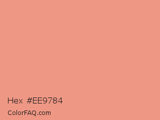 Hex #ee9784 Color Image