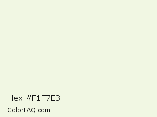 Hex #f1f7e3 Color Image