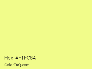 Hex #f1fc8a Color Image